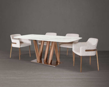 Traza Marble Dining Table