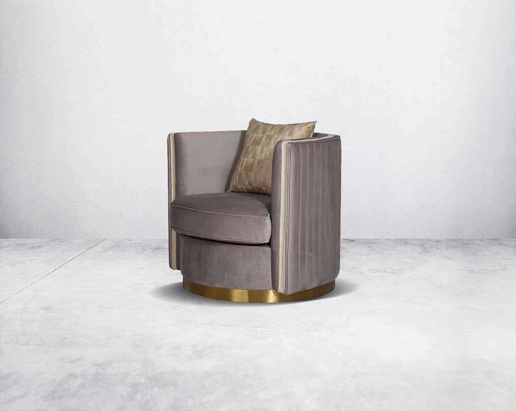 This 3 sofa set is an elegant statement piece with clean lines softened by subtle curves. Vertical channel quilting is an outstanding design detail on this sofa.