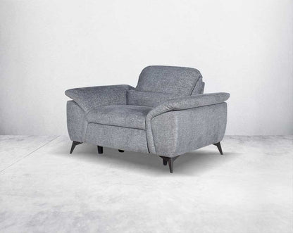 Rufio Fabric Power Recliner Sofa