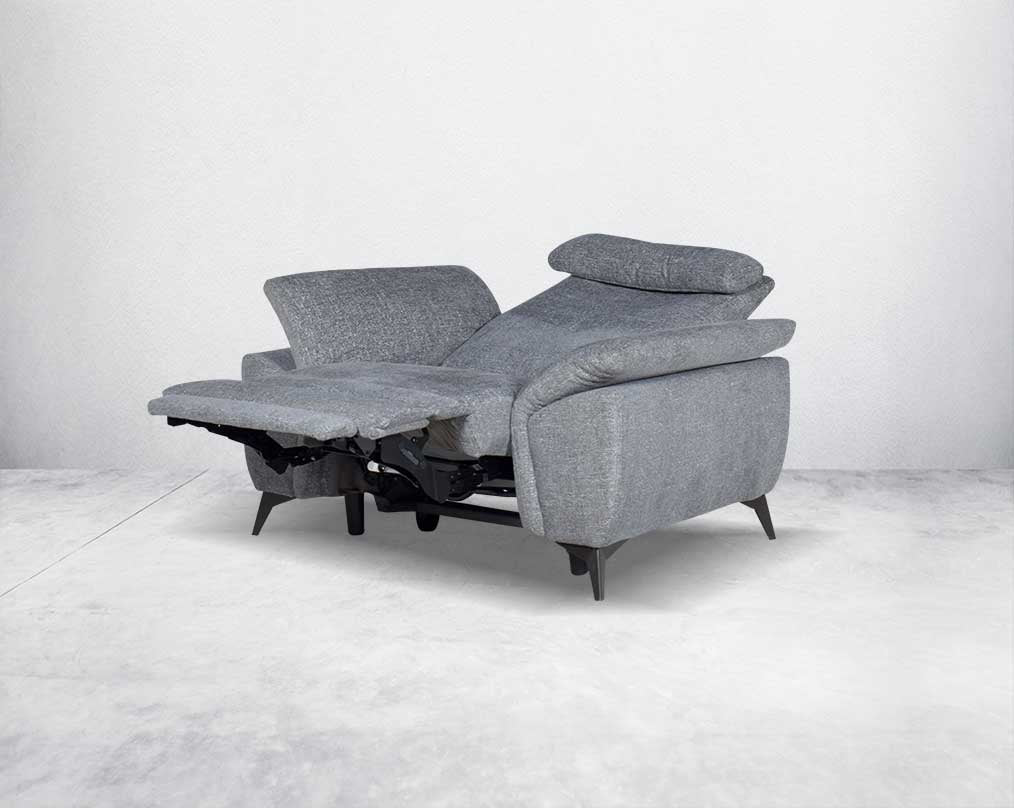 Rufio Fabric Power Recliner Sofa