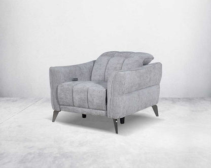 Luneta Fabric Power Recliner Sofa