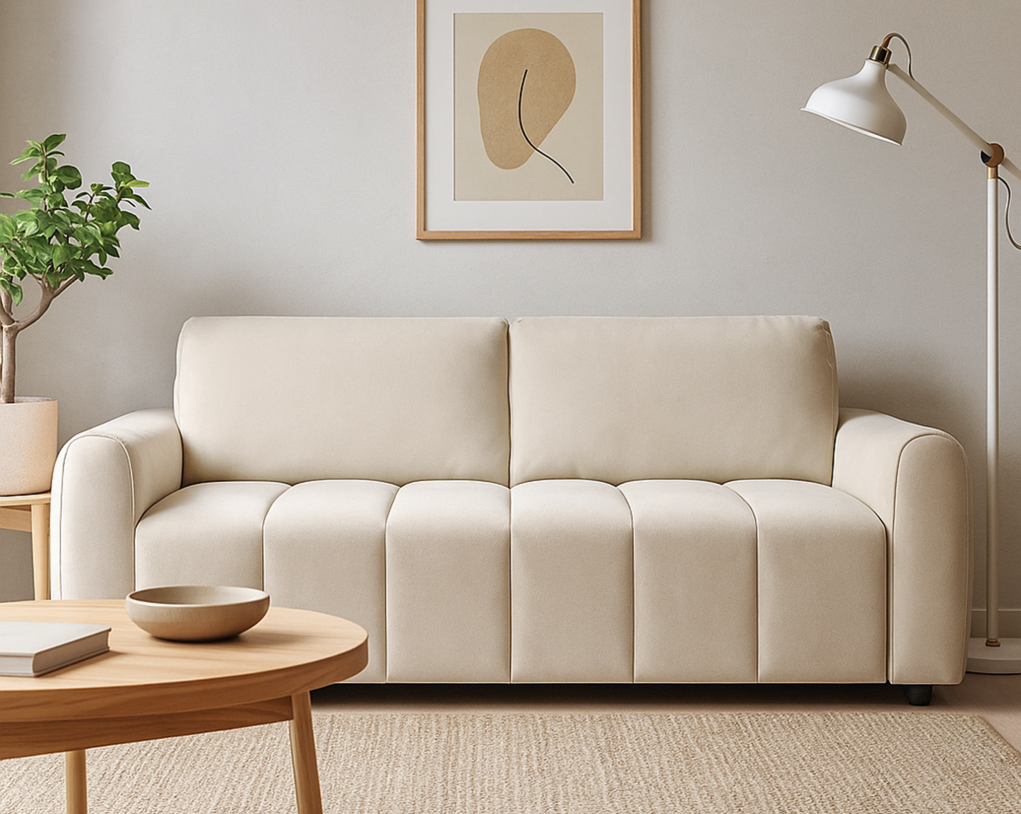 Edorta Fabric Sofa Cum Bed