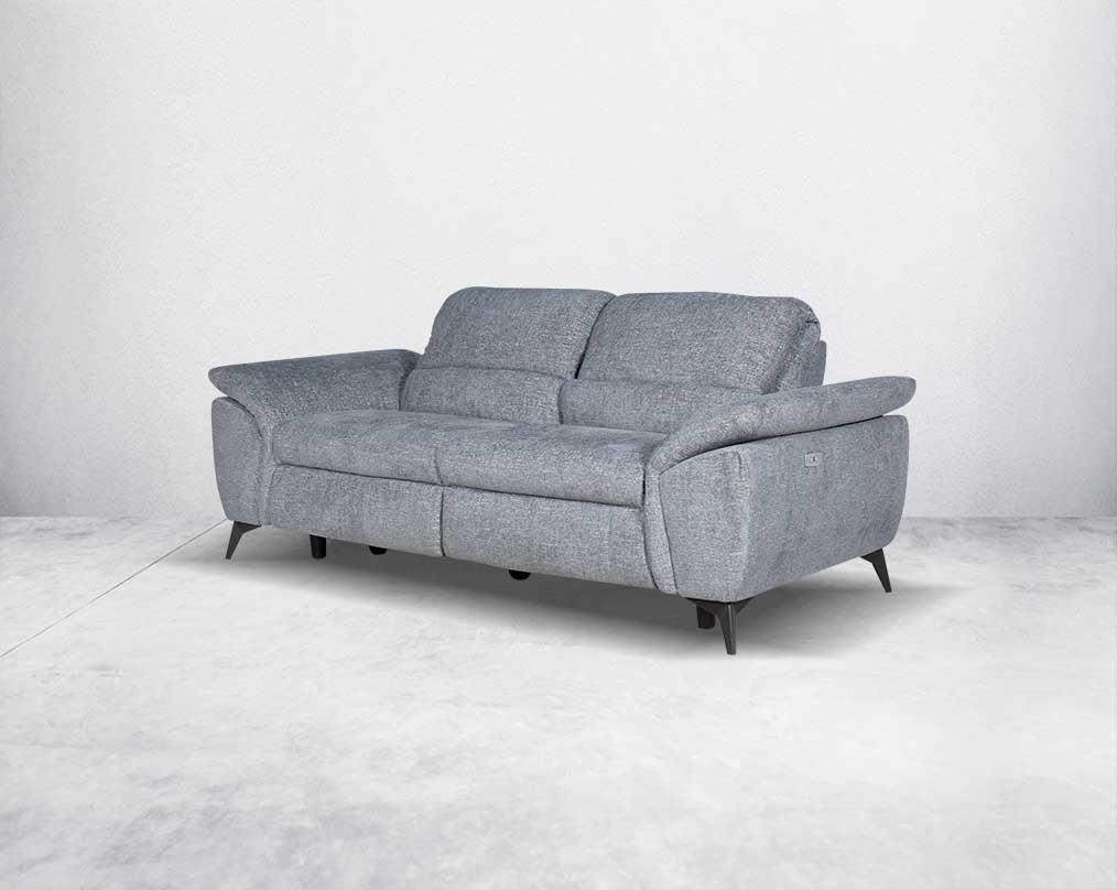 Rufio Fabric Power Recliner Sofa