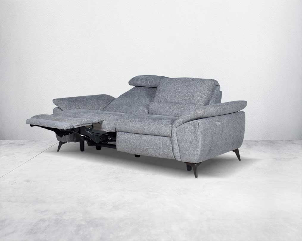 Rufio Fabric Power Recliner Sofa