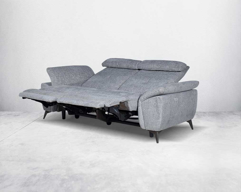 Rufio Fabric Power Recliner Sofa