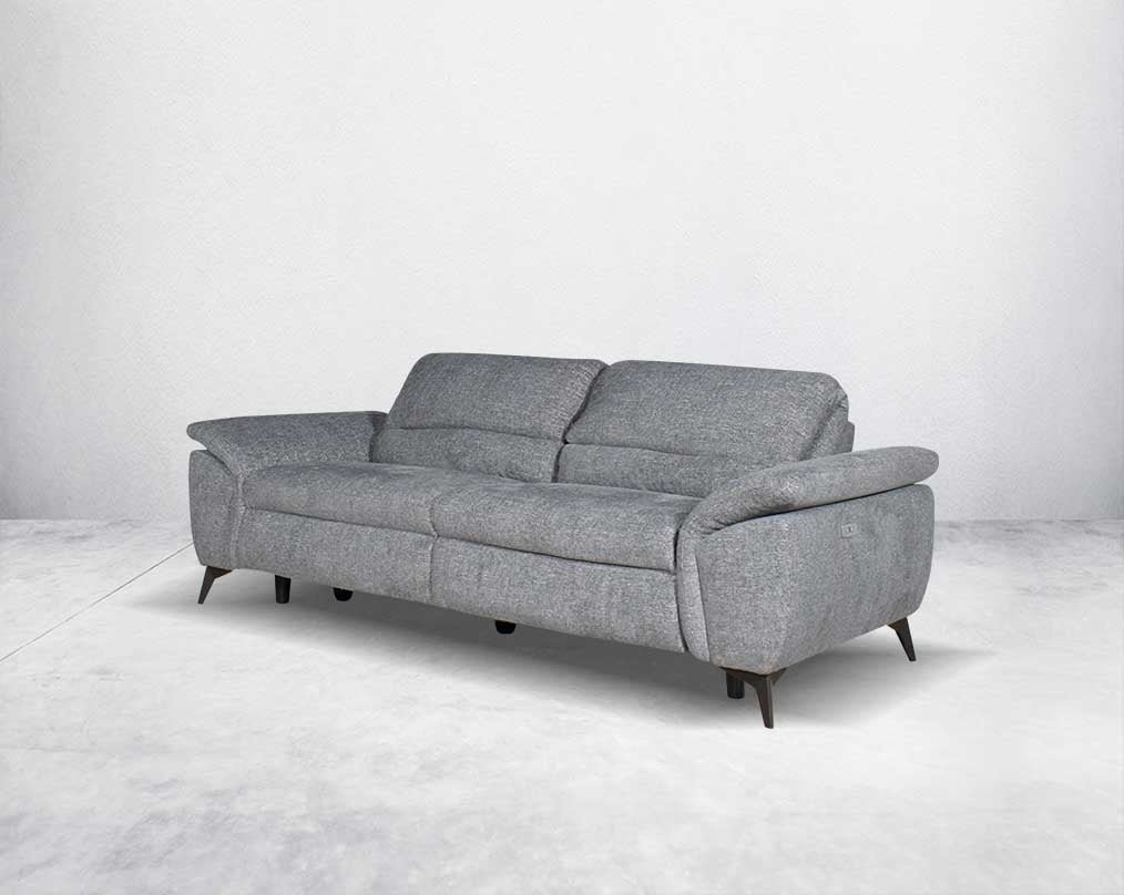 Rufio Fabric Power Recliner Sofa