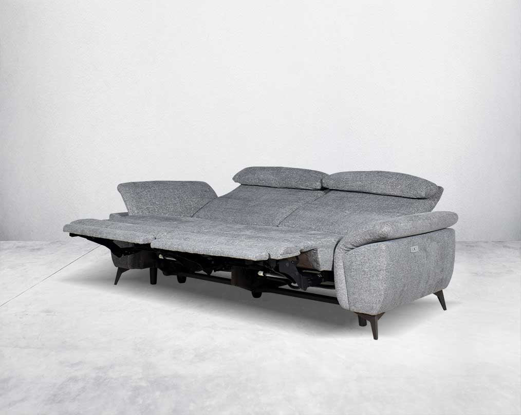 Rufio Fabric Power Recliner Sofa