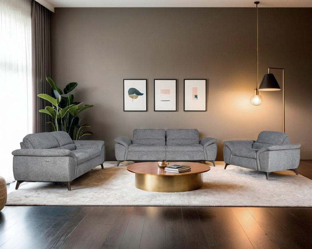 Rufio Fabric Power Recliner Sofa