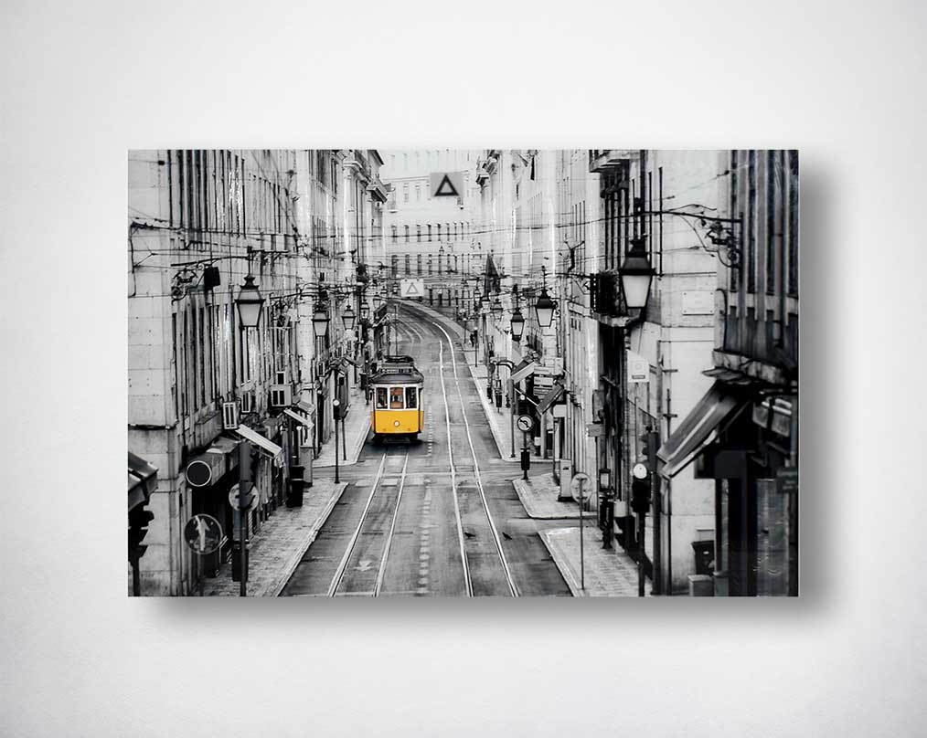 Tempered glass art with gold foil.