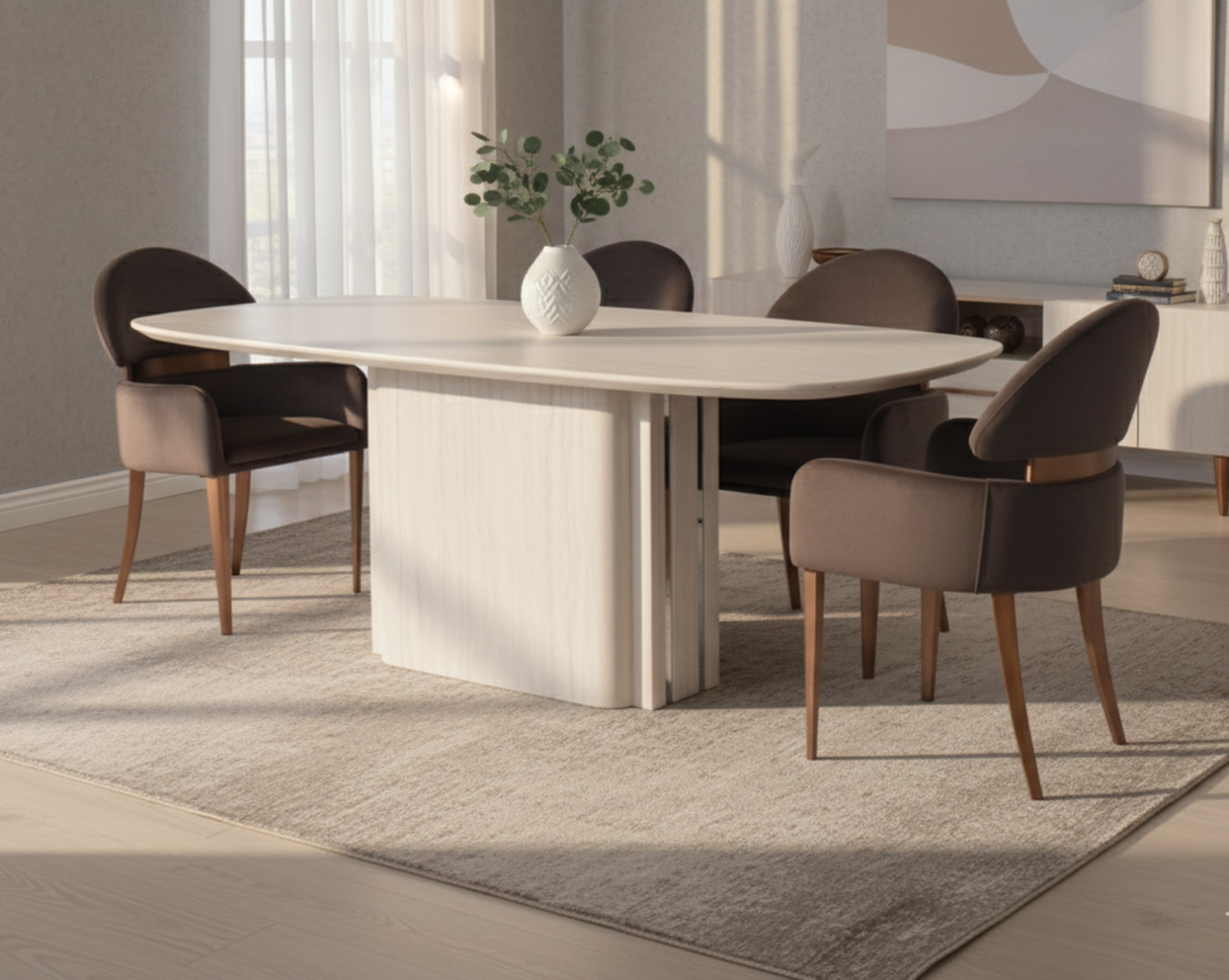 Atlanta Marble Dining Table