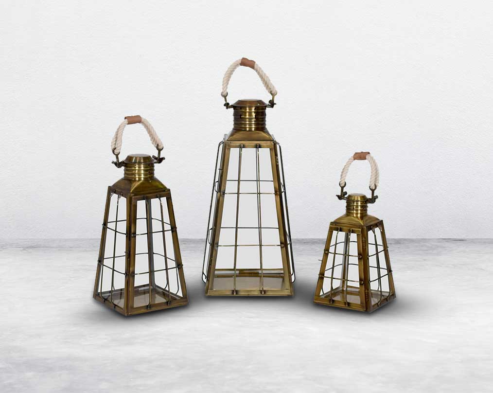 Filiberto Lantern - 1 medium 2 large  3 small