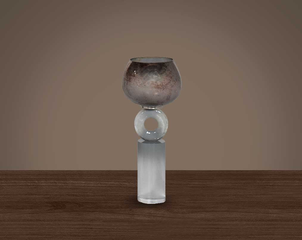  goblet candle holder-small