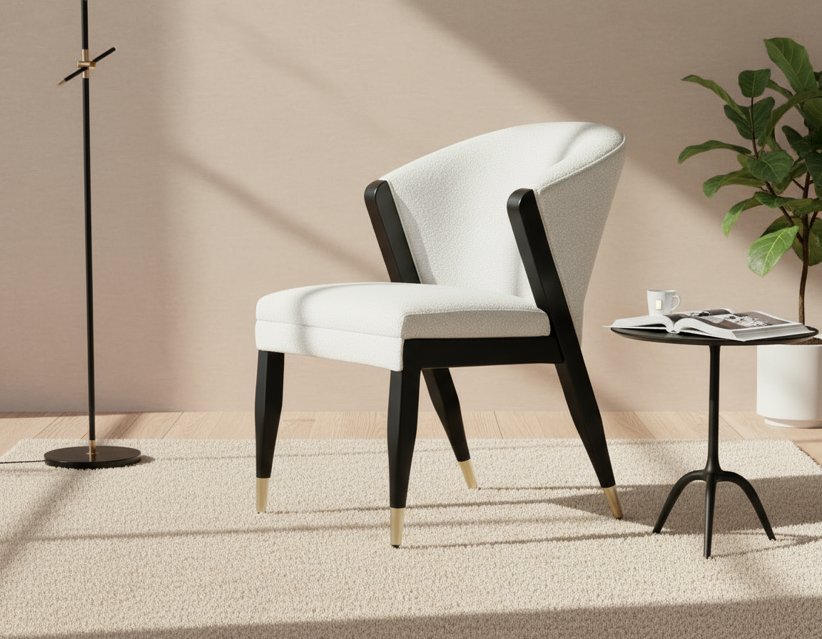 Trono Fabric Dining Chair