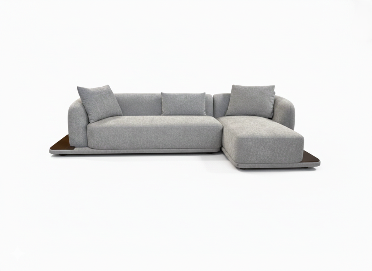 Regis Fabric Sectional Sofa