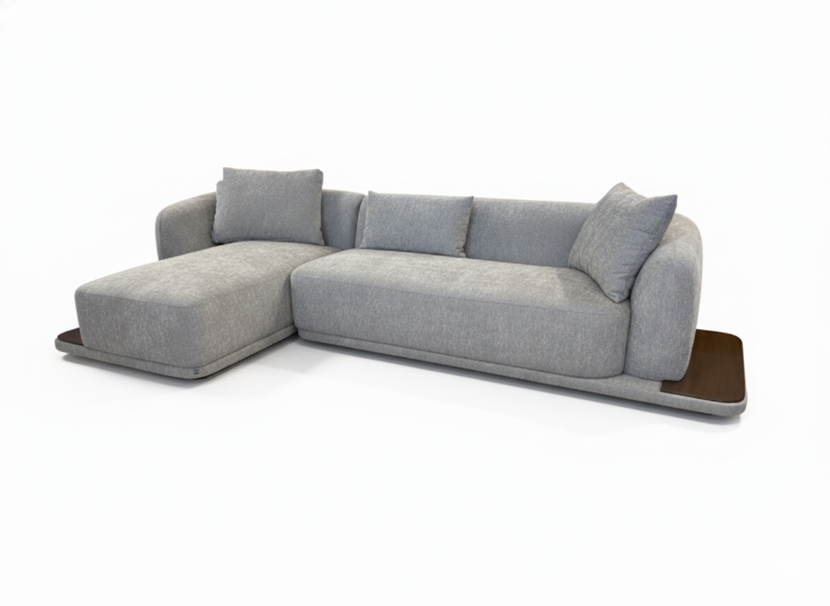 Regis Fabric Sectional Sofa