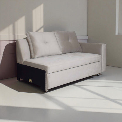 Eladio Fabric Sectional Sofa Cum Bed