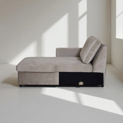 Eladio Fabric Sectional Sofa Cum Bed