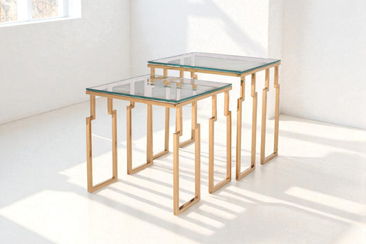 Carola Gold Nested Table