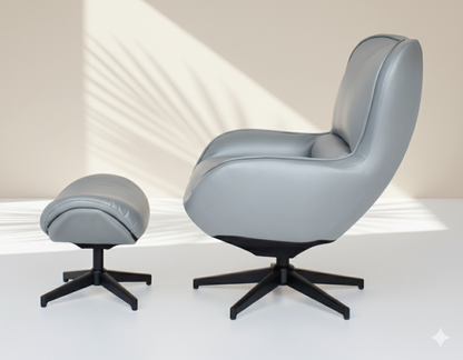 Delfina Leisure Chair With Foot Rest