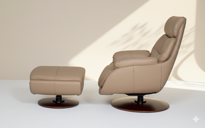 Hiro Leatherette Leisure Chair