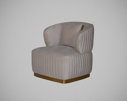 This 1 sofa set is an elegant statement piece with clean lines softened by subtle curves. Vertical channel quilting is an outstanding design detail on this sofa.